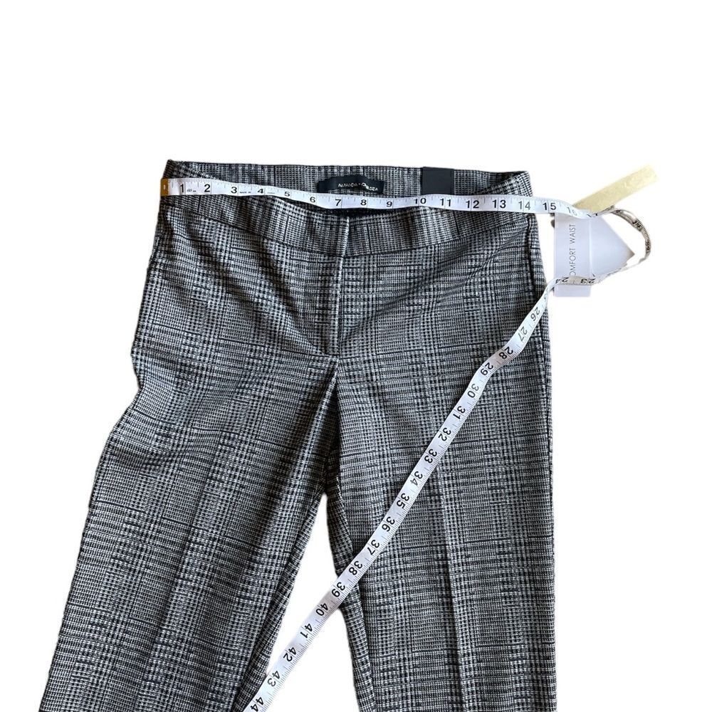 AMANDA + CHELSEA Ankle pant Black and Gray Size 4 - Picture 7 of 12